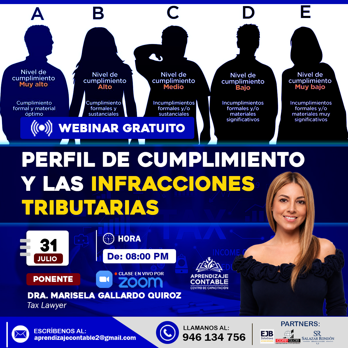 Webinar PERFIL DE CUMPLIMIENTO Y LAS INFRACCIONES TRIBUTARIAS